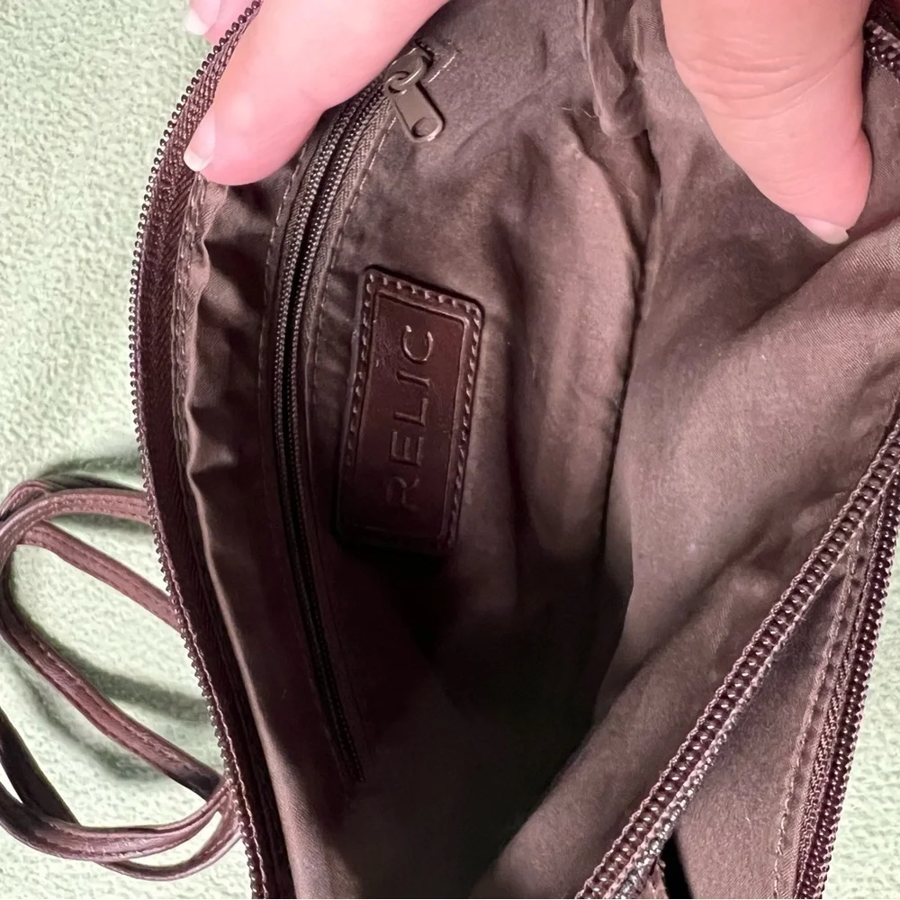 Relic Brown Crossbody Bag